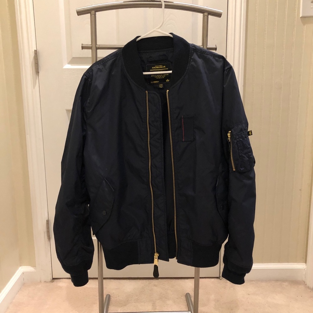 Alpha Industries Navy Bomber Large